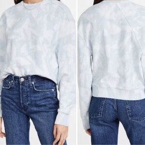 RAG & BONE Oasis City Blue Tie Dye Sweatshirt sz m